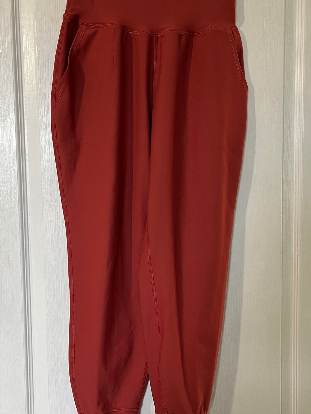 Old Navy Rust Orange Pull-On Leggings with Pockets